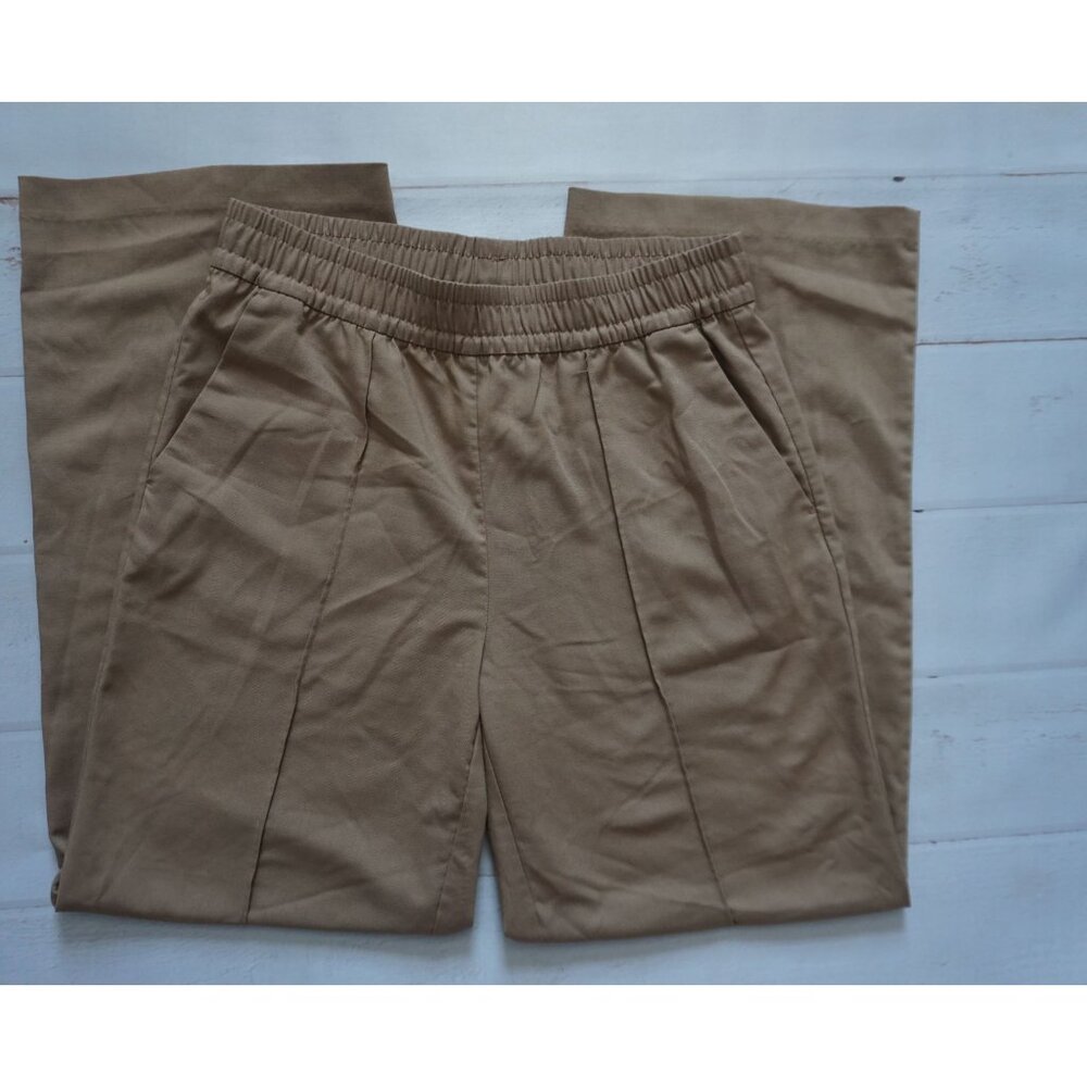 H&M Women’s Brown Elastic Trouser Pants – Size M - Picture 7 of 7